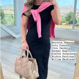 Chic Black Midi Dress